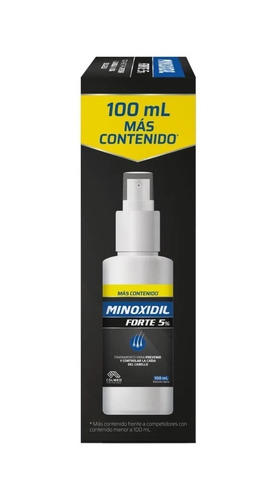Imagen 4 de 5 de Minoxidil Forte Colmed Loción 5% Caja 100 Ml