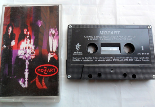 Mozart - Mozart ( Hard Rock ) Casete Bachoven Ed. 1994 Ex