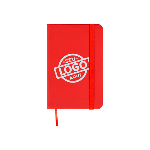 Caderneta Vermelha Personalizada Sem Pauta
