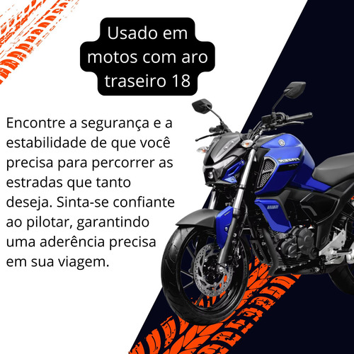Melhor Pneu Dianteiro 80/100-18 Thorax Cg Cargo Titan Fan