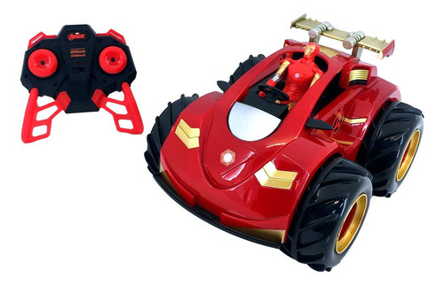 Veiculo Amphibious Iron Man - Bateria Recarregável Cor Vermelho Personagem Homem de Ferro