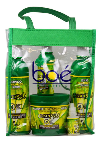 Kit Boé Crece Pelo Completo + Bolsa - Original