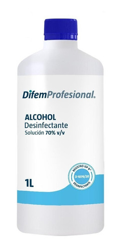 Alcohol Desnaturalizado 70% Difem 1lt