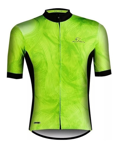 Imagem 1 de 7 de Camisa Ciclismo Mauro Ribeiro Guide Verde Fluor Speed Mtb Xc
