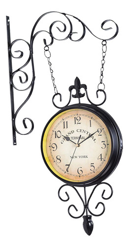 Reloj De Pared De Doble Cara Para Estación, Reloj De Pared