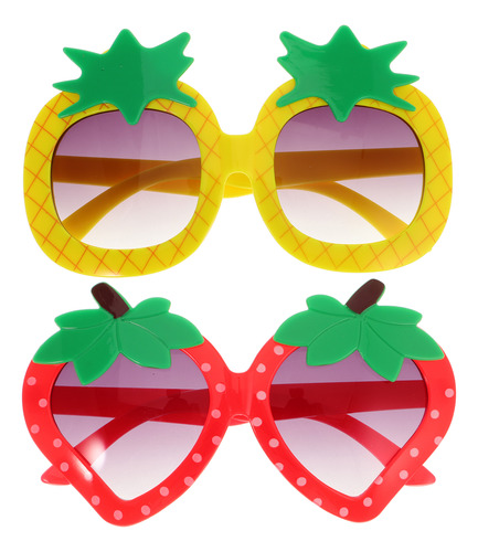 Gafas Para Vestidos De Fiesta, Color Fresa, 2 Unidades