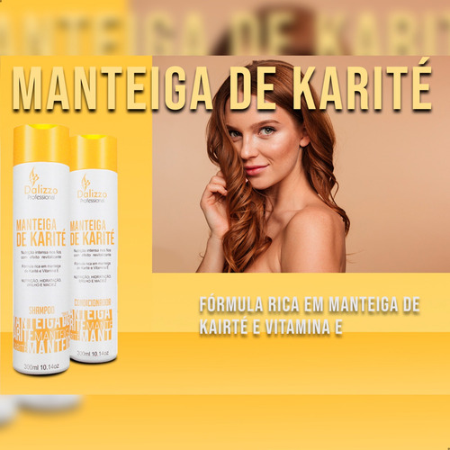 Shampoo + Condicionador Vitamina E Nutrição Intensa Dalizzo