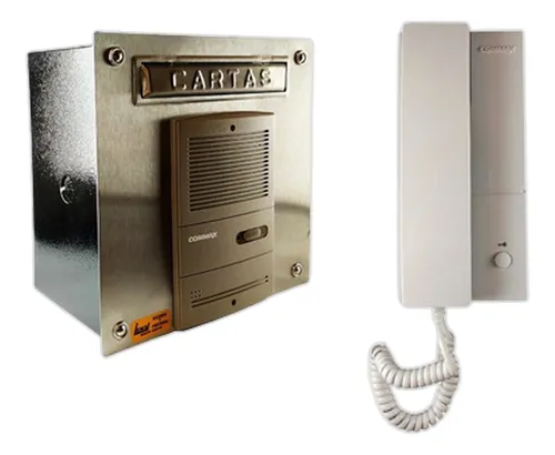 comprar Buzon Cartero De Embutir Inox. + Portero Eléctrico Commax 