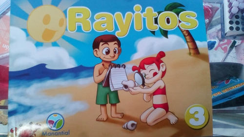 Libro Preescolar Rayitos 3. Edit. Manantial