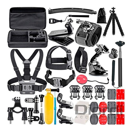 Maletín Kit 50 En 1 Para Gopro Hero Black 7 / 8 / 9