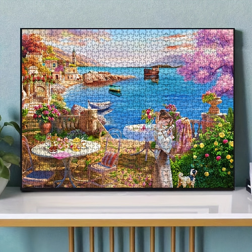 Rompecabezas Seashores De 1000 Piezas, 38 X 26 Cm