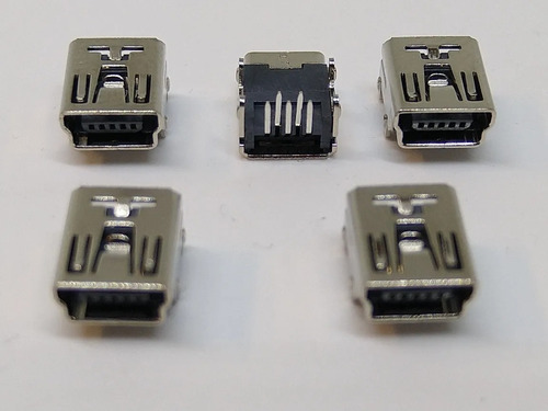 5x Centro De Carga  Control Ps3 Mini Usb Conector Straight