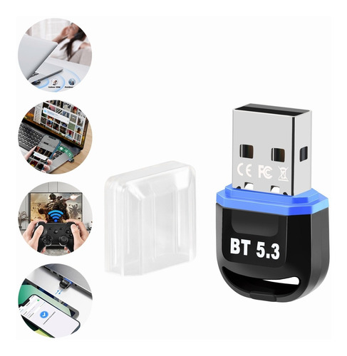 Transmisor Y Receptor Bluetooth V5.3 De Audio Y Datos Pc/mp