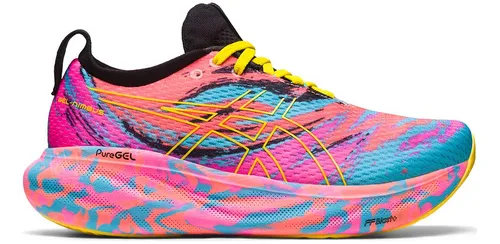 Zapatillas Asics Gel-nimbus 25 Aquarium/vibrant Yellow Mujer