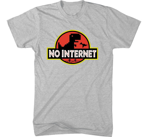 Remera Jurassic Park No Internet