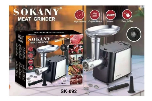 Picadora Moledora De Carne Eléctrica Sokany S-092