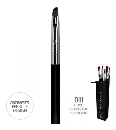 Imagem 3 de 8 de Kit 5 Pincéis Daymakeup De Precisão O111 O113 O119 O131 L01