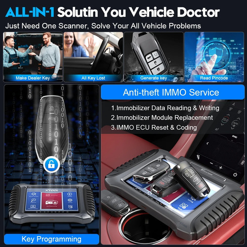 Programador Llaves Y Escaner Xtool X100 Pad Elite Profesiona