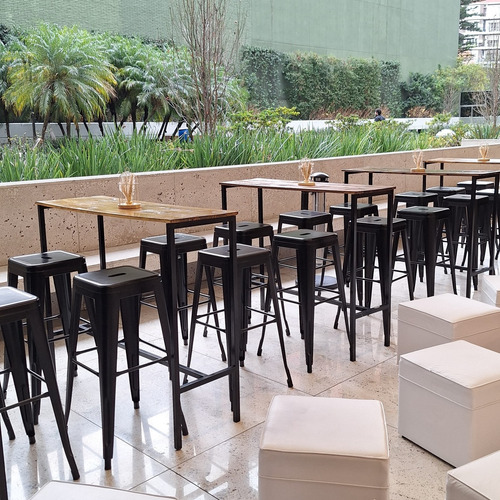 Alquiler Mesas Barras Banquetas Altas Hierro Fiestas Eventos