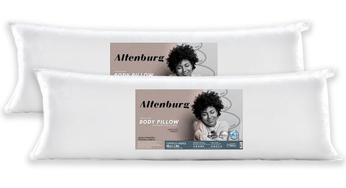 Kit 2 Travesseiros De Corpo Body Pillow Altenburg