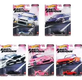 Hot Wheels Premium Fast & Furious Collection - Juego Comple.