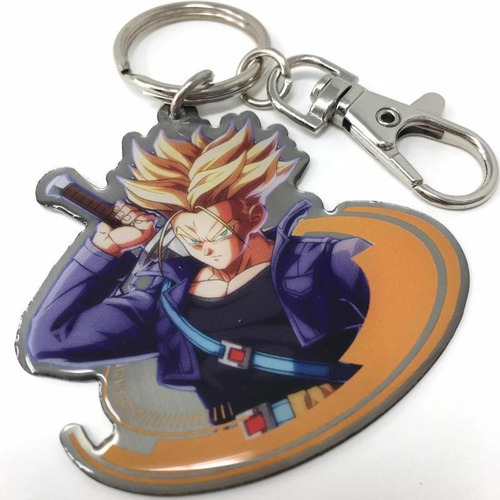 Imagen 1 de 3 de Llavero Dragon Ball Z Ss Futuro Trunks Retrato