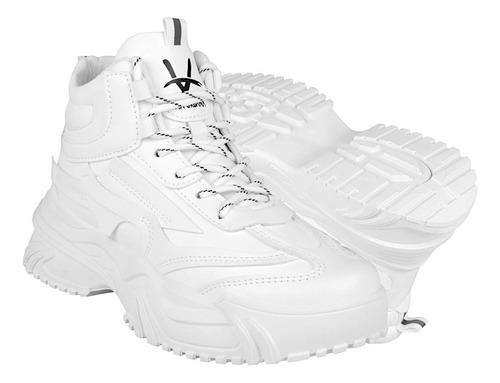 Tenis Casuales Dama Via Urbana Pw2196005 Simipiel Bco