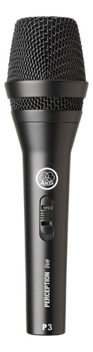 Micrófono AKG P3 S Dinámico Cardioide color negro