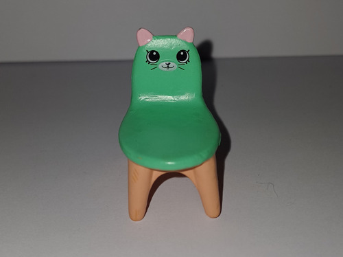 Figura Shopkins Happy Places Gatito Silla (Usado)