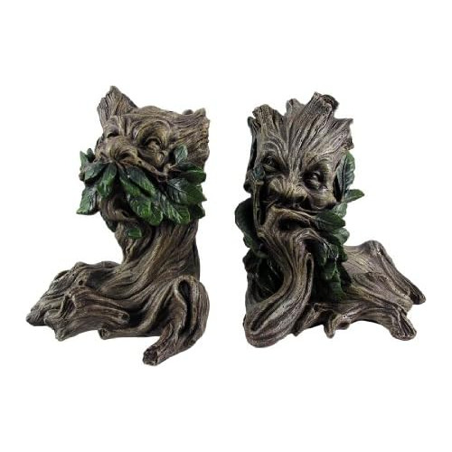 Hermosos Sujeta Libros De Hombre Verde Greenman