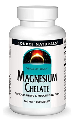 Magnesio Quelato 425 Mg Source - Un - Unidad A $838