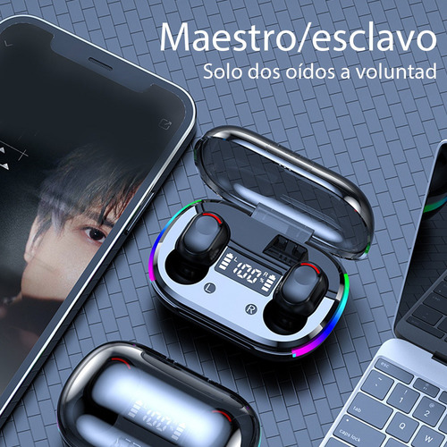 Audífonos Inalámbricos Bluetooth De Pantalla Digital In-ear