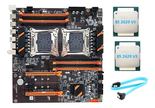 Placa Base De Doble Cpu X99 Lga2011 Compatible Con Ddr4 Ecc