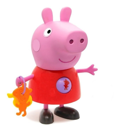 Peppa Pig Muñeca Articulada 24 Cm Con Sonajero Para Bebe