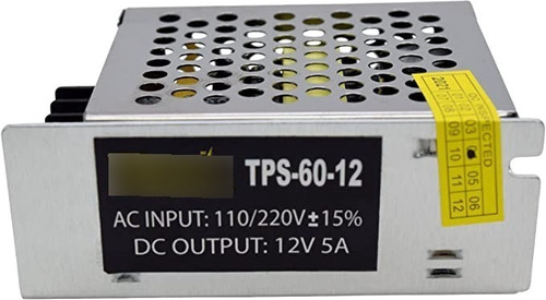 Fuente Switchable De Voltaje Tekno Powers Tps-60-12