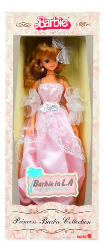 Mattel Bandai Princess Collection Barbie In L.a. Japan 1987