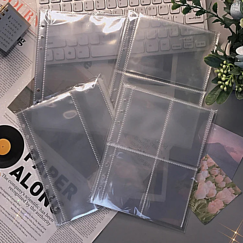 Página De Tarjetas A5 Compacta Con 4 Cuadrículas, 10 Hojas,