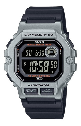 Reloj Casio Ws-1400h-1b  100m Vueltas 60 Laps Casio Centro