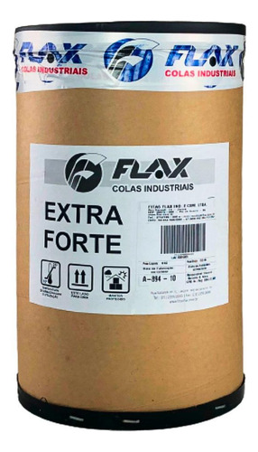 Cola Branca Pva 10kg Tipo Extra Forte Flax