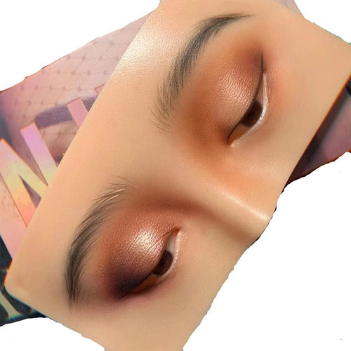 Tablero De Modelo De Cara D/silicona P/práctica D/maquillaje