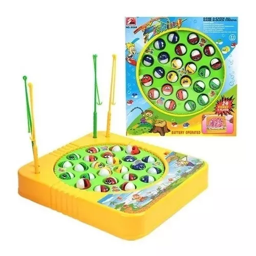 Jogo De Pesca Peixe Brinquedos De Pesca Música Brinquedos Infantis  Brinquedos Educativos De 3 4 5 6 Anos Meninos Meninas 21 Peixes ELKUAIE