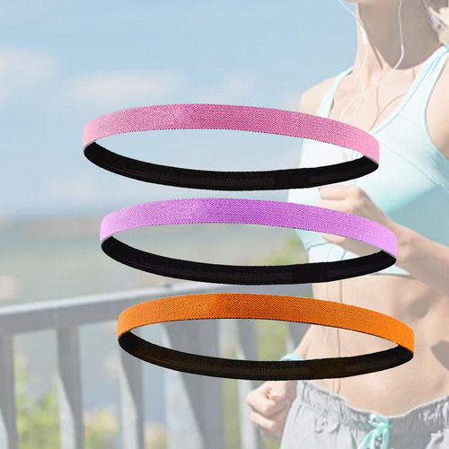 3 Uds Diademas Deportivas Elásticas Bandas Elásticas Para