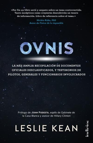 Ovnis - Leslie Kean - Indicios - Libro Nuevo