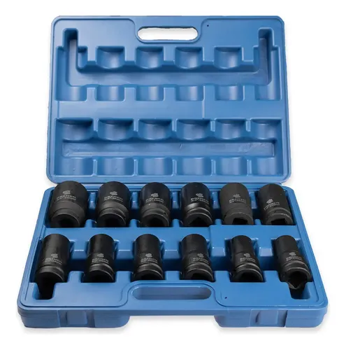 Jogo De Soquete Longo Impacto 3/4 12 Pcs Bremen 9465 Nf