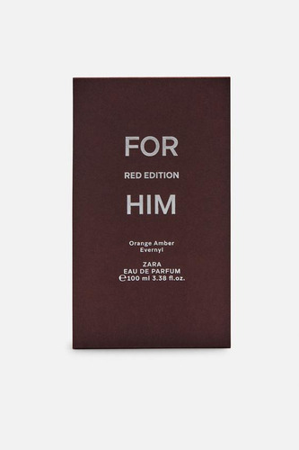Perfume Zara For Him Red Edition Edp 100ml