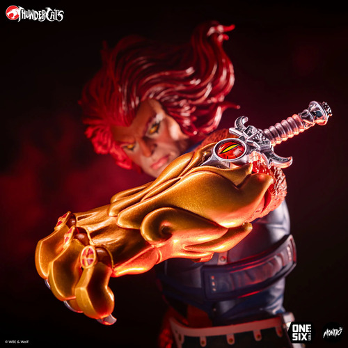 Figura Mondo Thundercats Lion-o Escala 1:6 Deluxe