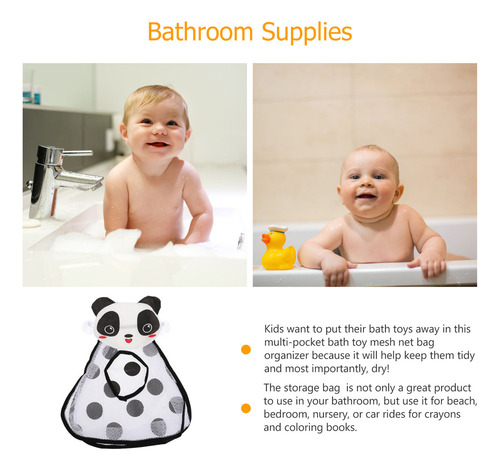 / Bolsa De Juguetes De Baño Para Niños Con Dibujos Animados