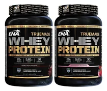 Comprar True Made Whey Protein 2 Lb 2x1 Ena Aislada Concentrada Sabor Rich Chocolate + Strawberry Milkshake