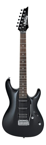 Guitarra Eléctrica Ibanez Sa Gio Gsa60 De Okoume Black Night Con Diapasón De Amaranto