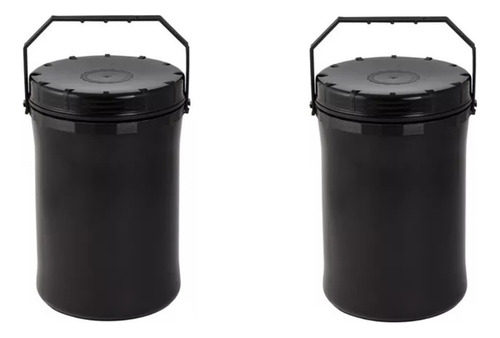 Pote Vazio Para Whey 2.500ml Tampa Caixa 2 Potes